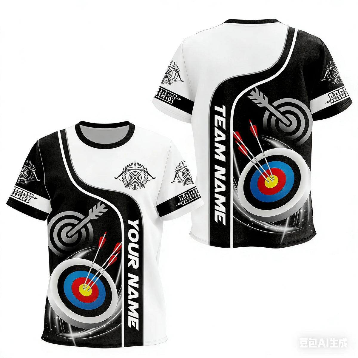 3D Custom Name Print Archery Sports Men's T-shirts Personalized Archery Club Team Member T Shirt Fashion Loose Short Sleeve Tops