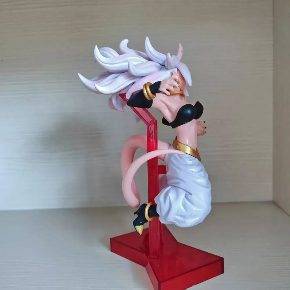 Anime Dragon Ball Buu Android 21 Anime Movie Version Figurine Ornament Model Desktop Decodration