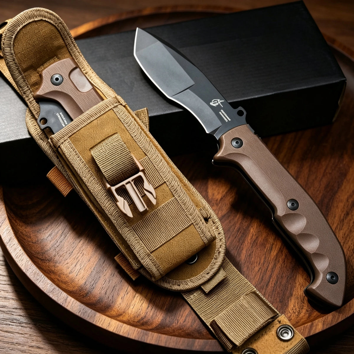 FX-500 - Indian style, Tracker model, camping heavy-duty folding knife, N690 steel, outdoor emergency tool