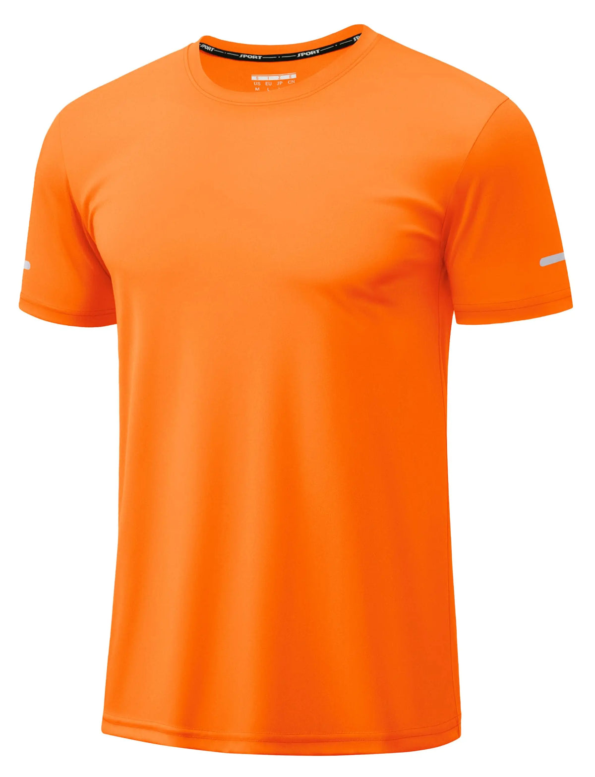 TACVASEN Wokrout Shirts Dry Fit Mens UPF 50+ Sun Protection T-Shirt Reflective Moisture Wicking Gym Shirts Casual Running Tops