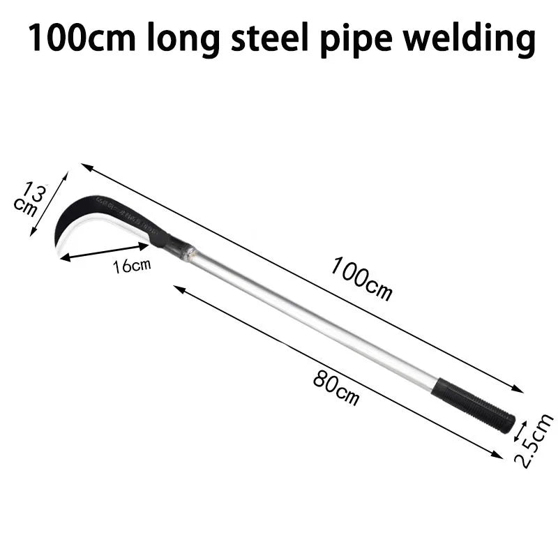 Add long handle sickle wood cutting outdoor lawn mower branch pruning tree cutting machete thickened