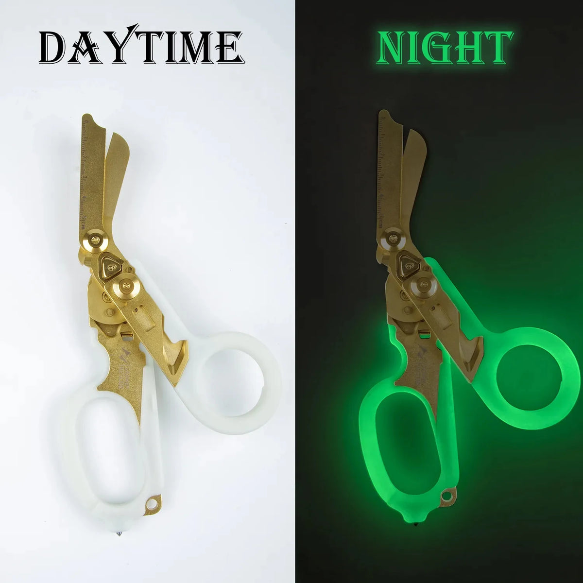 Sanke Rescue Trauma Shears Emergency Scissors Tool Stainless Steel Foldable Trauma Shears with Strap Cutter Glass Breaker EDC