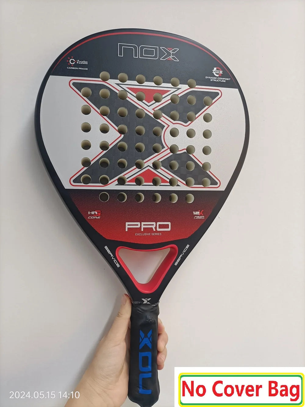 NOX New 2024 2023 2025 Paleta Padel Tennis Rackets Paddle Carbon Fiber EVA Memory Flex Foam Core Lightweight Pop Sports Racquet