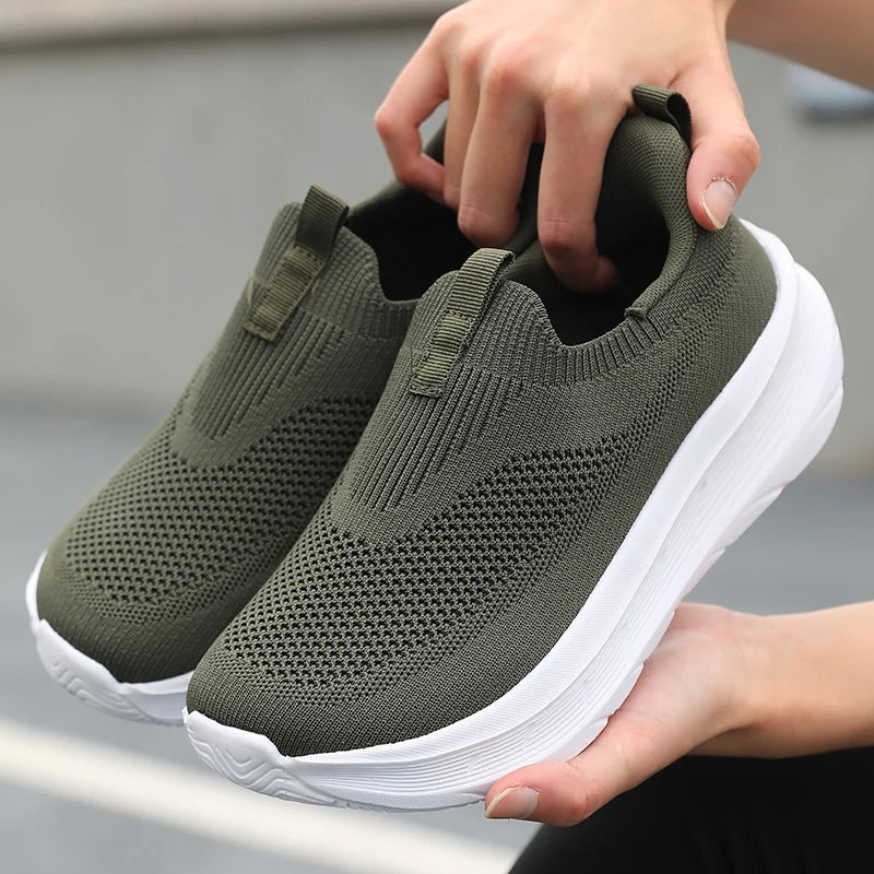 Barefoot Shoe Wide Footed Thick Soled Shoes for Both Men and Women 2026 New Spring Mesh Sports Shoes for Casual Tennis Female