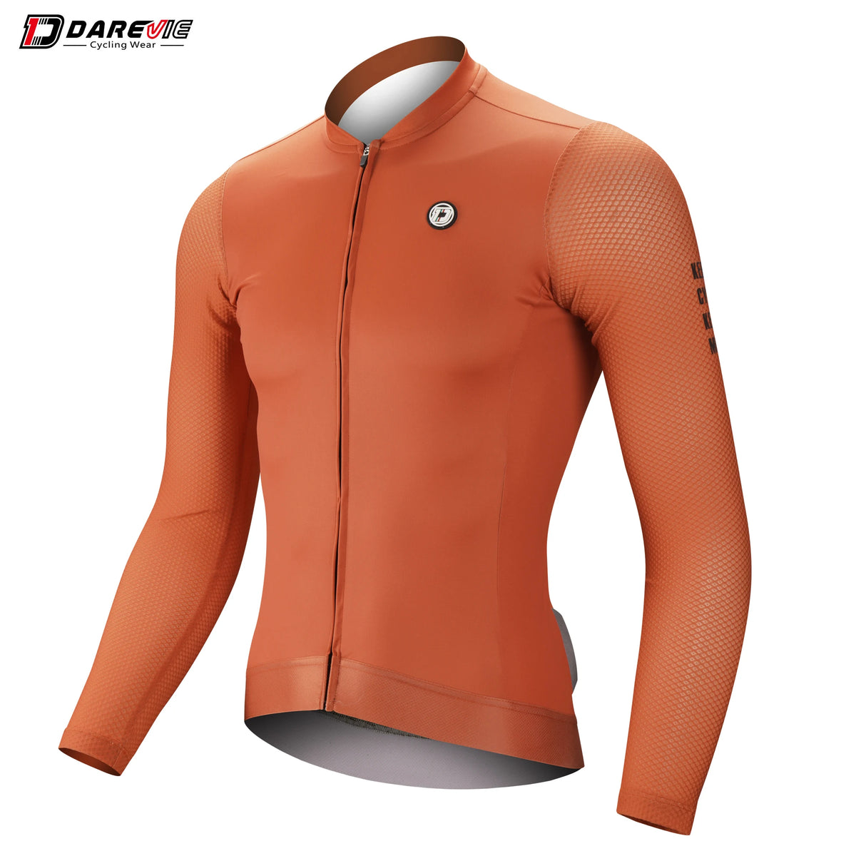 DAREVIE Cycling Jersey Small Size SPF 50+ Training Level Men Women Long Sleeves Cycling Jersey Breathable Man Cycling Maillott