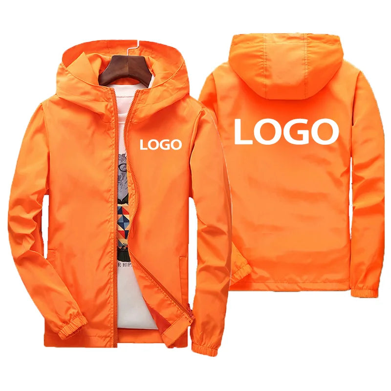 Custom Branded Autumn Jacket Men's Waterproof Warm Windbreaker Casual Clothing Outdoor Windbreaker Jacket Outdoor Fishing Wear
