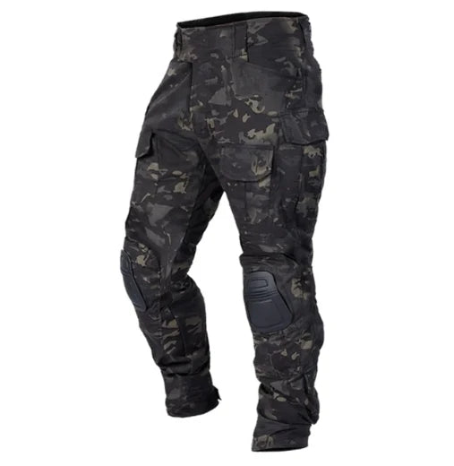 Men Tactical Suits Outdoor Paintball Clothing Uniform Shooting Combat Hiking Uniform Camouflage Shirts Cargo Knee Pads Pants
