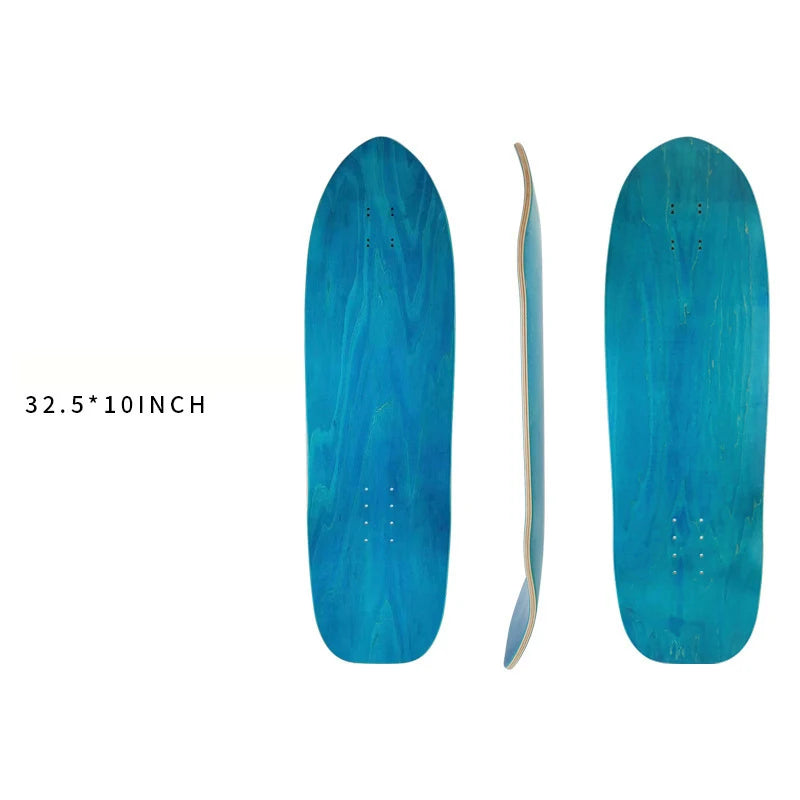 2025 New Skate Board Deck Hardwearing Maple Skateboard Gothic Long Board Diy Blank Surfboard For Outdoor Sport 31*10.25 Inch
