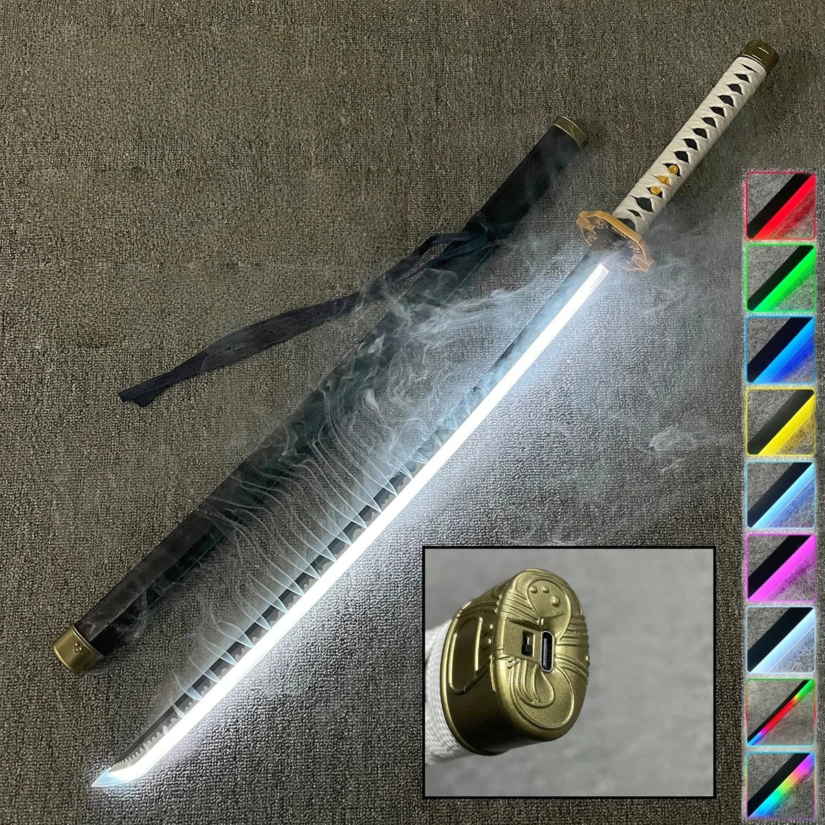 31/40inch Yamato Vergil Katana Ninja Knife Anime Devil May Cry 5 Cosplay Prop Sword Real Size Japanese Katana Samurai Sabre Toy