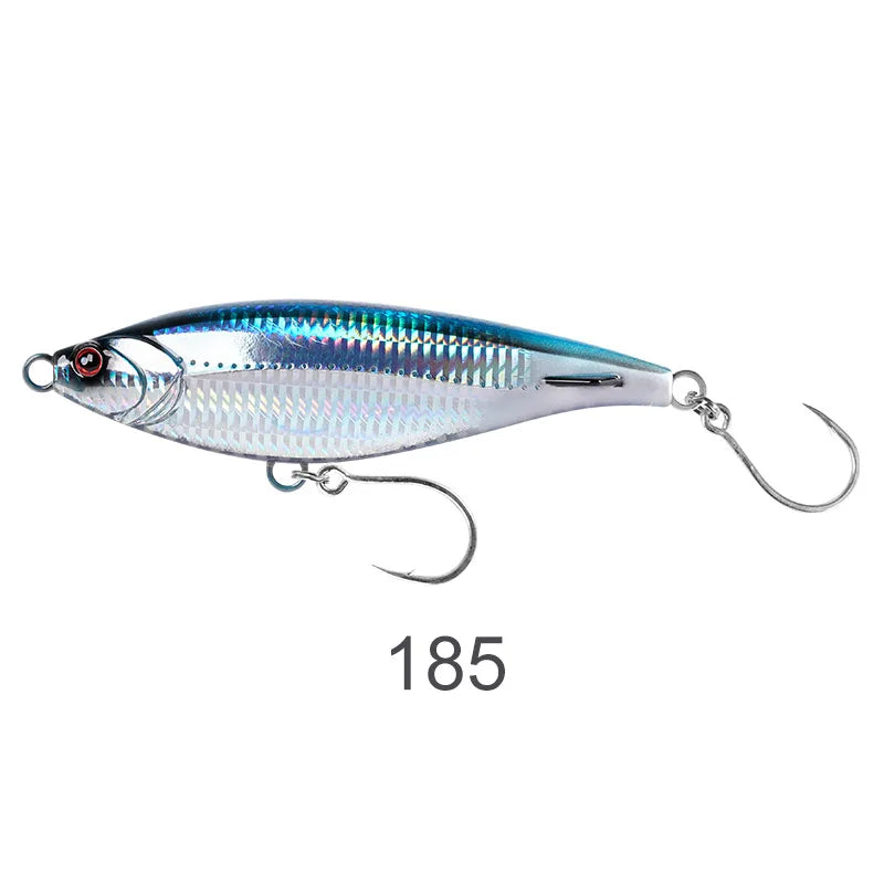 NOEBY-Stickbait Sinking Pencil Fishing Lure, Long Casting, Artificial Hard Baits,Sea Bass Tuna Fishing Lure,115mm 43g,150mm 85g