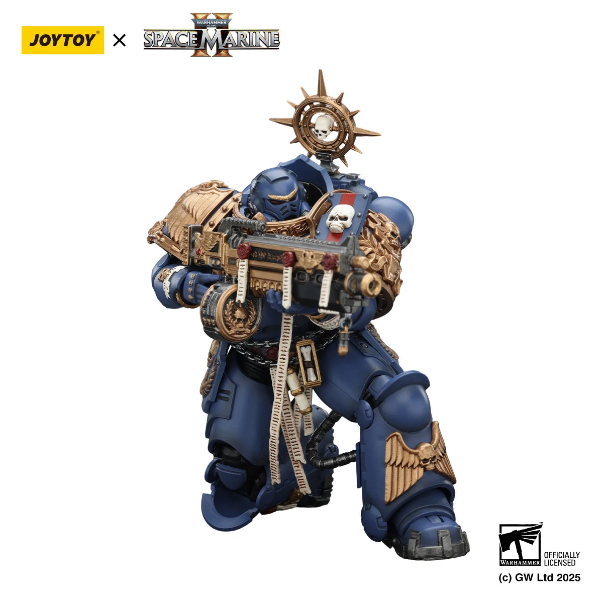JOYTOY Warhammer 40K 1/18 Action Figure Ultramarines Heavy Relic Primus Armor with Heavy Relic Bolt Rifle figures Toys