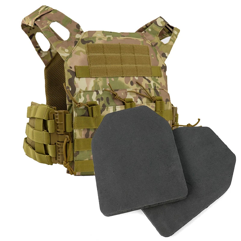 Tactical Vest EVA Foam Plate Thick 2cm Airsoft Paintball Game Body Carrier Vests Plate Armor Plates 2PCS