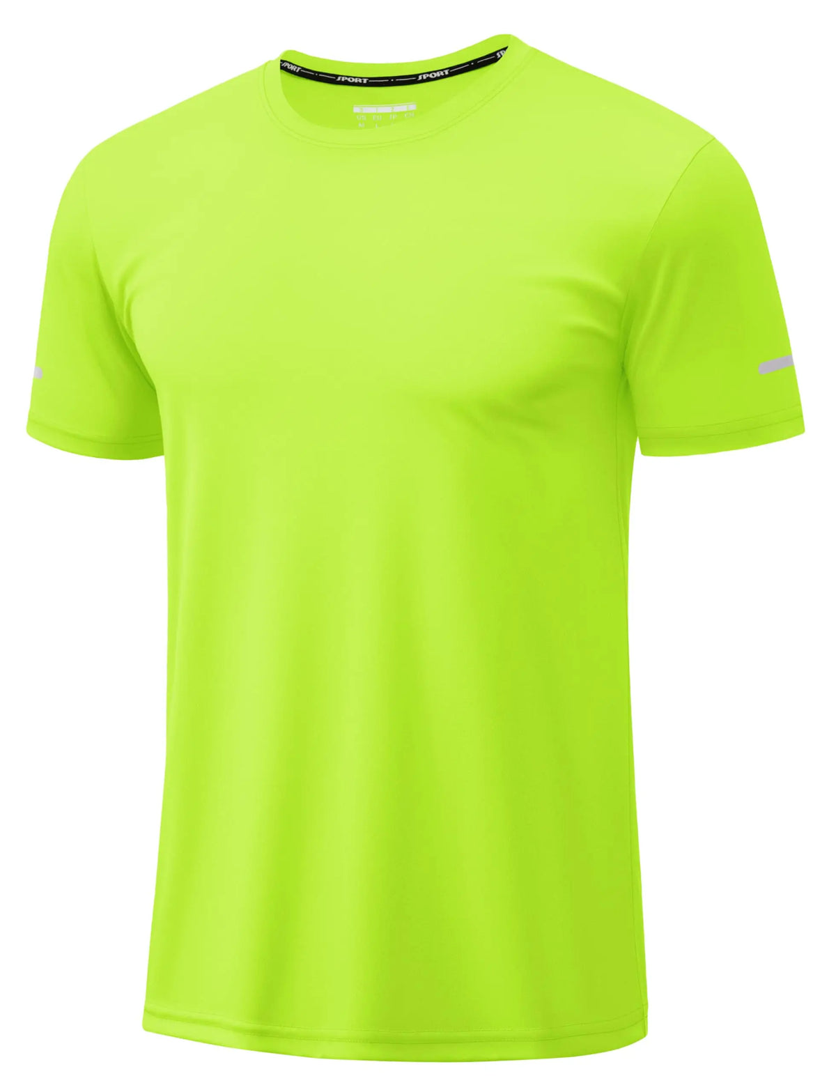 TACVASEN Wokrout Shirts Dry Fit Mens UPF 50+ Sun Protection T-Shirt Reflective Moisture Wicking Gym Shirts Casual Running Tops