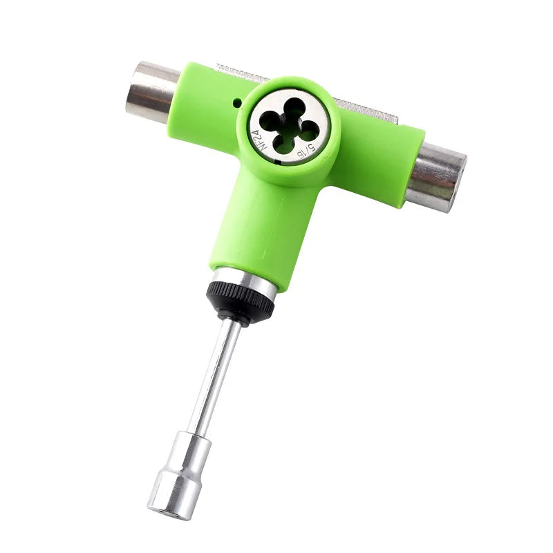Skateboard T-tool Combination Skateboard Tool Die Sleeve Buckle Portable Into Semi-Automatic Multi-Functional Disassembly