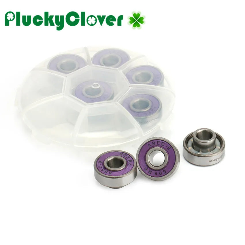 Skateboard Bearing 608rs Abec9 Integrated Spacer Longboard Double Rocker Dance Fish Drift Board Electric Skateboarding Bearings