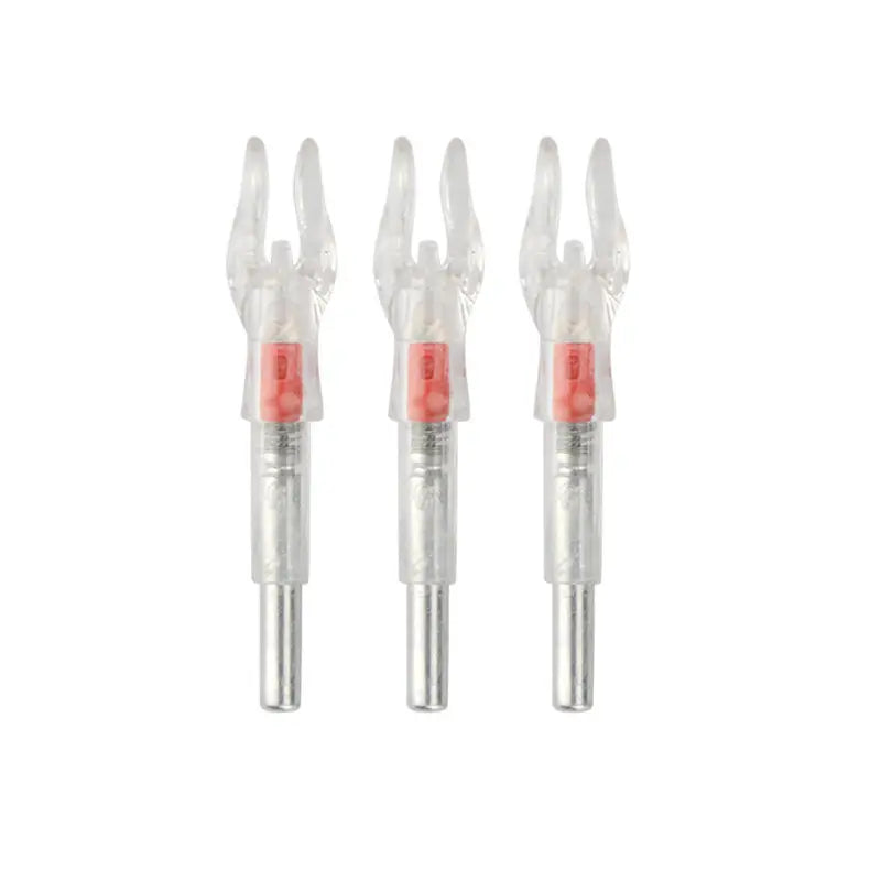 3pcs ID 4.2 MM Arrow Shaft Bow Archery Hunting LED Nock Lighted Luminous Arrow Tail