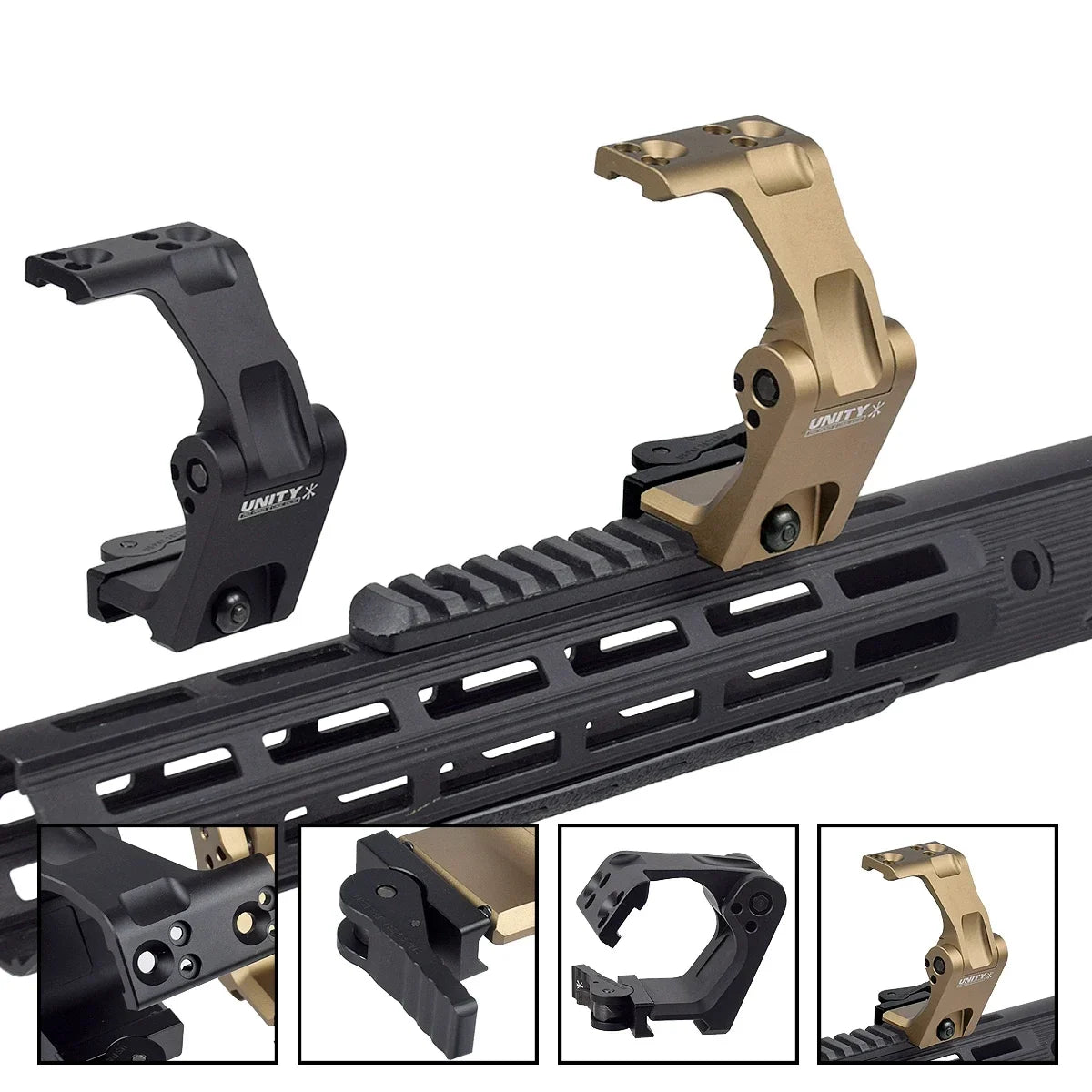 Tactical Unity Fast Mount FTC 3X 6x Magnifier With QD Lever 2.26" Optical Height G23 G30 G33 G43 G45 Scope Mounts