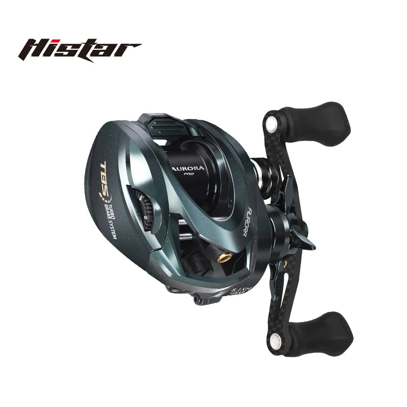 HASIDA Aurora AirCF Carbon BFS Baitcasting Fishing Reel NMB SIC BB 109G Ultralight Reel 3D Suspension Magnetic Brake