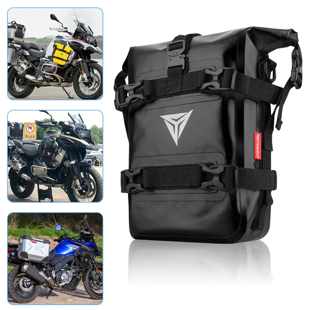 For  R1200GS R1250GS ADV For HONDA NC750X CB500X Motorcycle Frame Crash Bars Waterproof Bag Bumper Repair Tool Placement Bag
