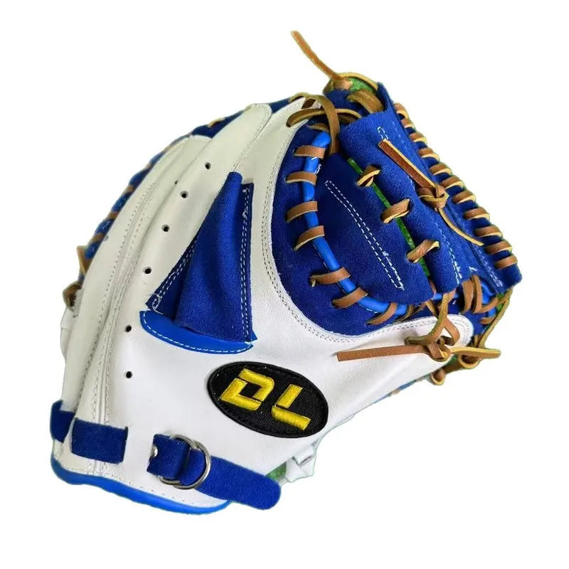 Baseball Glove Full Grain Leather Catcher Baseball Training Glove for Adult Youth Kids Softball Practice Team Game Outdoor Sport
