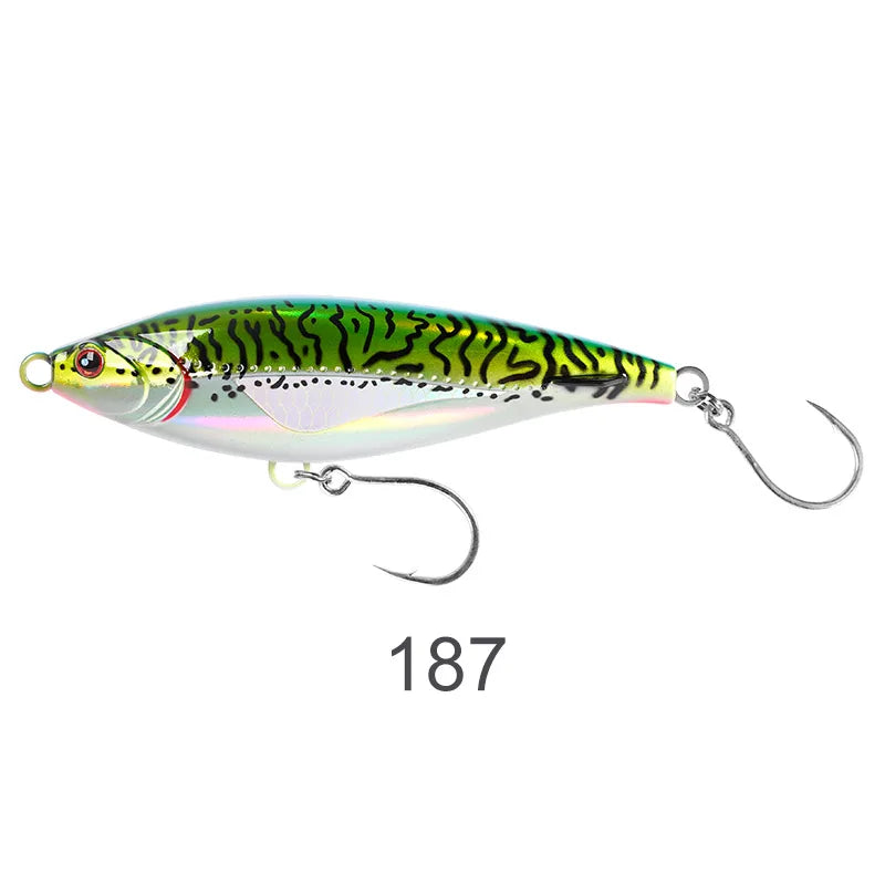 NOEBY-Stickbait Sinking Pencil Fishing Lure, Long Casting, Artificial Hard Baits,Sea Bass Tuna Fishing Lure,115mm 43g,150mm 85g