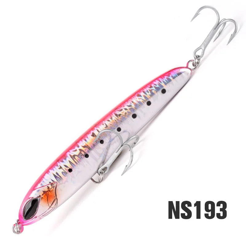 Noeby Sinking Heavy Stickbait Lure 115mm 64g 130mm 81g Pencil Jigs Artist Sea Fishing Lure Hard Baits Saltwater Fishing Lures