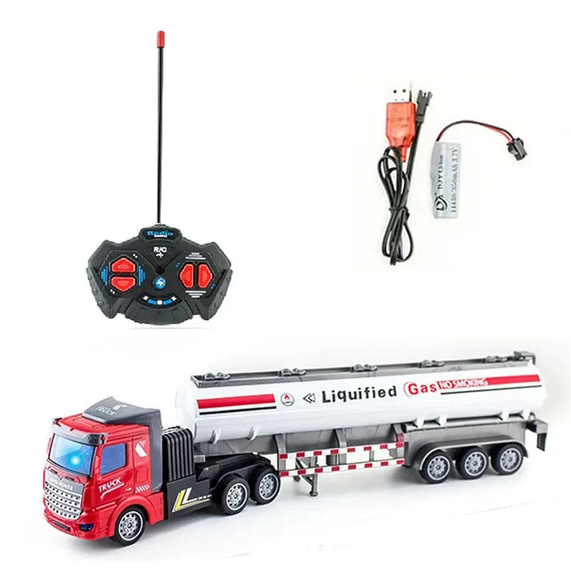 1/48 Rc Truck Heavy-Duty Toy Cars Trucks Remote Control Semi-Trailer Construction Electric Truck Big Rc Trailer Dump Boys Gift