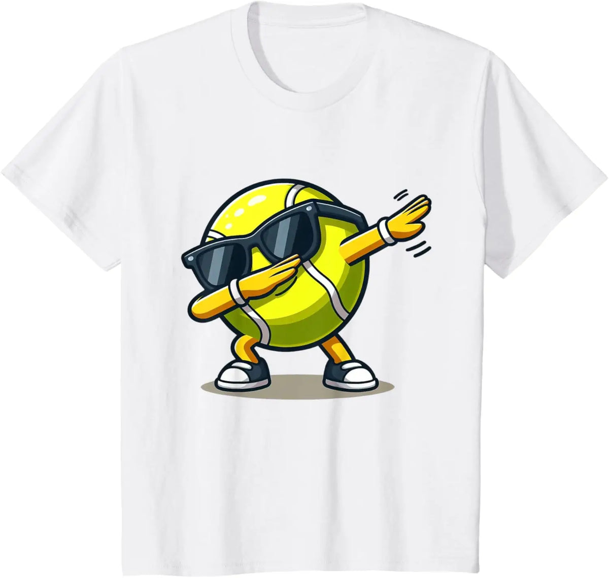 Dabbing Tennis Ball Shirt Funny Boys Men Women Sports Player T-Shirt