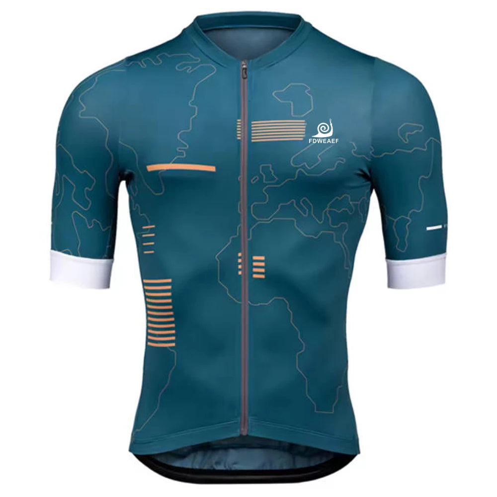 New FDWEAEF Cycling Jersey 3 Colour Cycling Racing Tops Short Sleeve Bike Jersey Road Cycling Shirts Summer Bicycle Jerseys