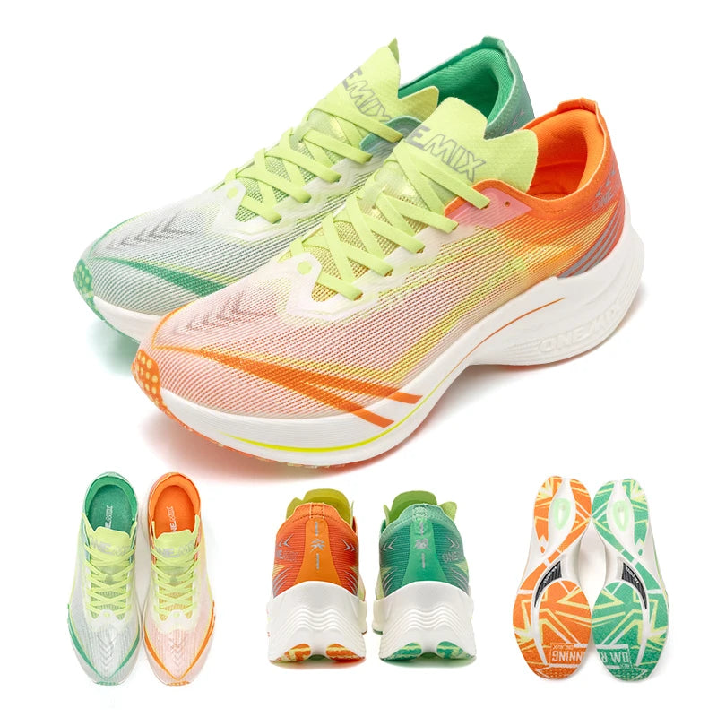 ONEMIX 2026 Tupo New Carbon Plate Marathon Running Shoe Pro Tests Stable Support For Shock-absorbing Ultralight Bounce Sneakers