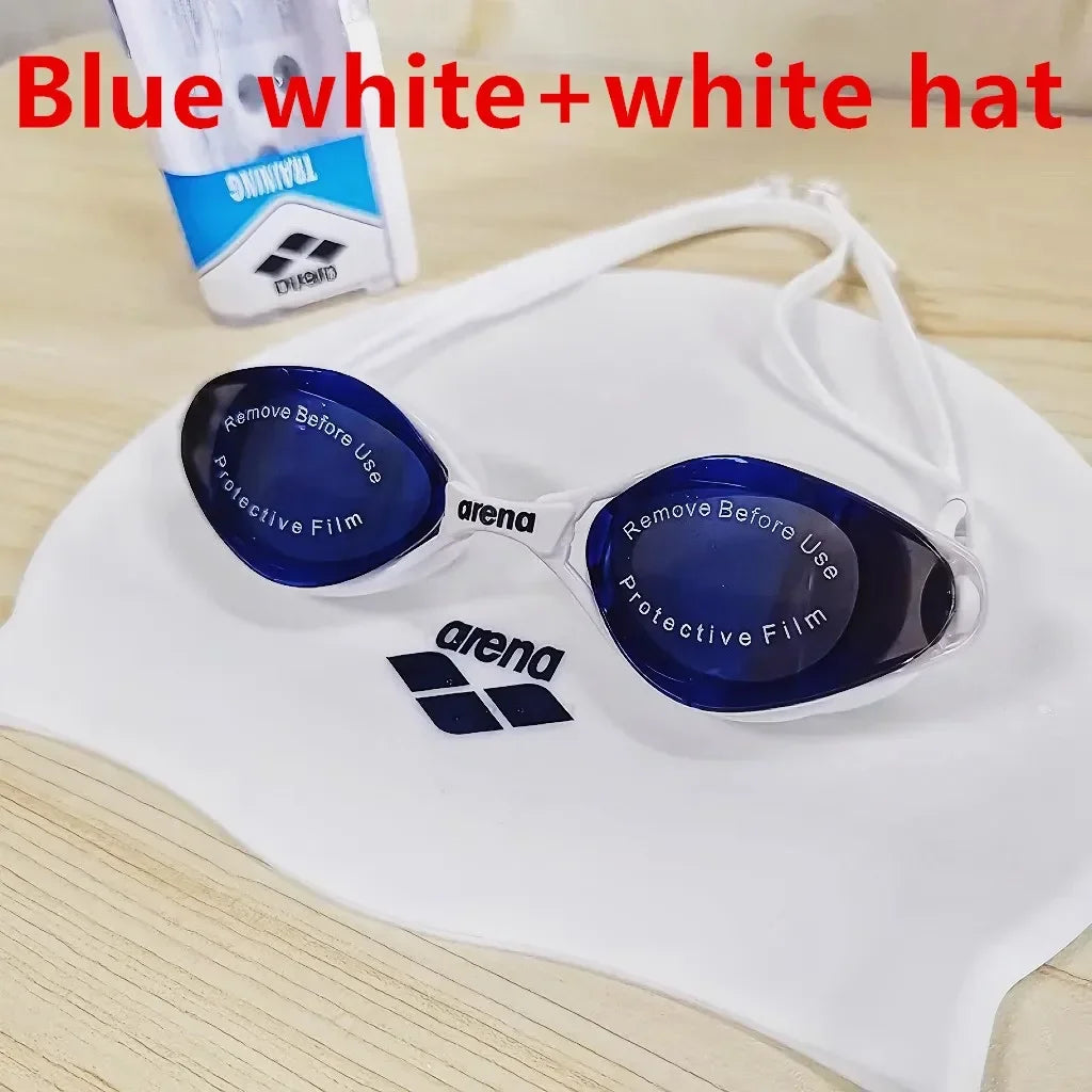 ARENA Professional Adult Anti Fog Swimming Goggles for Men and Women, Waterproof and Adjustable UV Protective Glasses