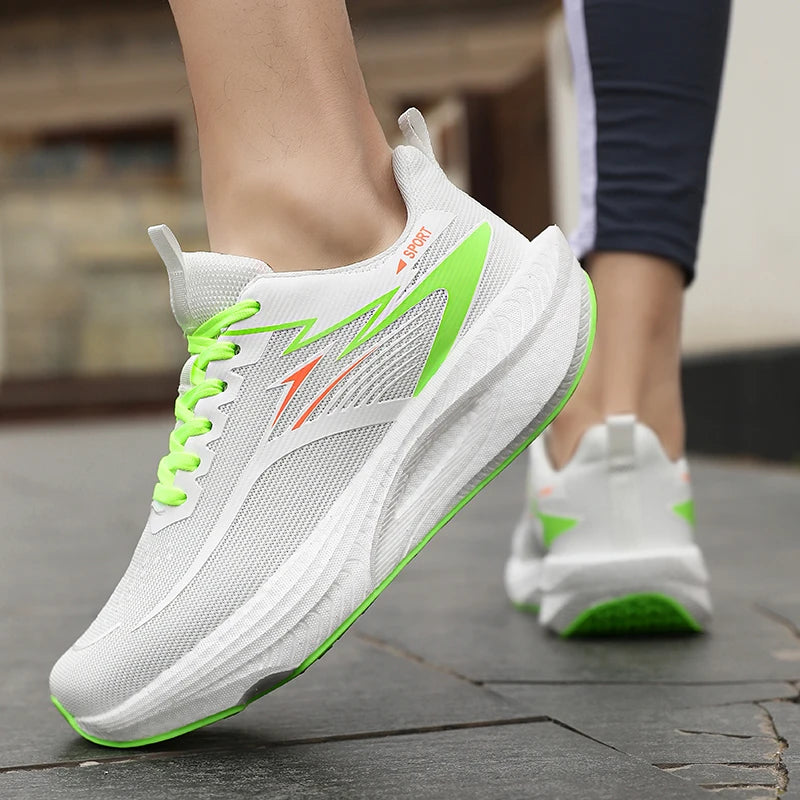 Marathon Running Shoes Men Speciality Sports Carbon Board Breathable Lightweight Women's Comfortable Athletic Nonskid Sneakers