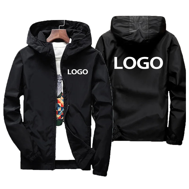 Custom Branded Autumn Jacket Men's Waterproof Warm Windbreaker Casual Clothing Outdoor Windbreaker Jacket Outdoor Fishing Wear