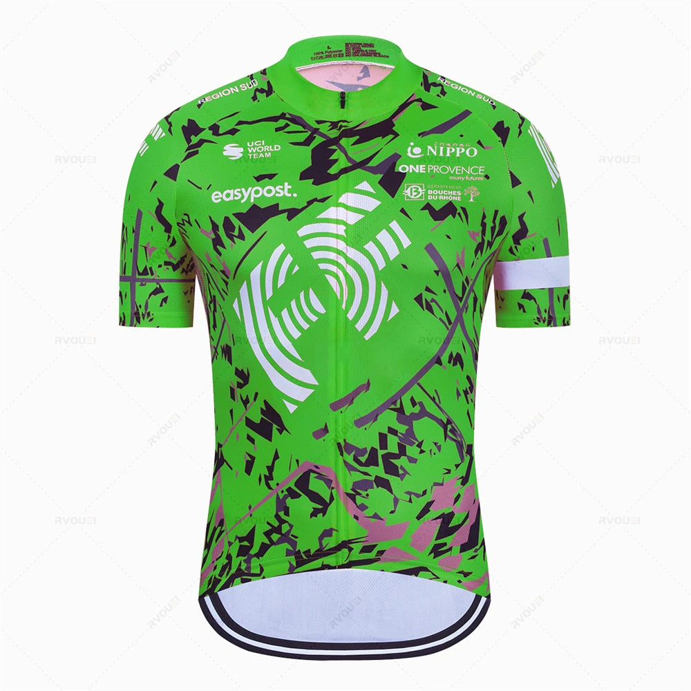 Summer Cycling Clothing 2026 New Team Ropa Ciclismo Hombre Short Sleeve Cycling Jersey Set Mtb Bike Man Uniforme Maillot Bicycle