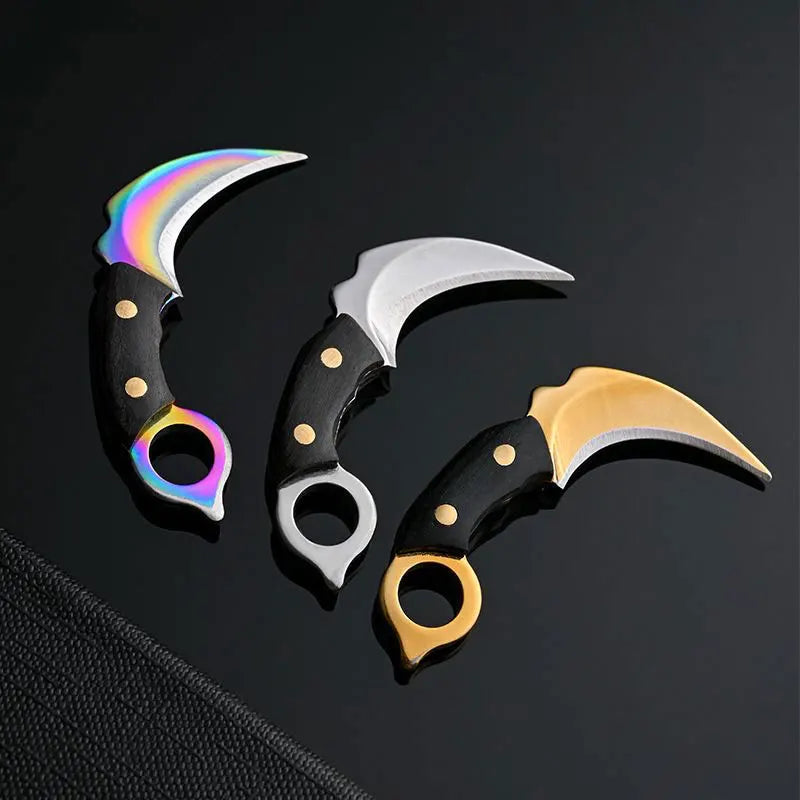 Mini stainless steel machete portable keychain, small kitchen knife removal ECD Gift key hanger, outdoor tools