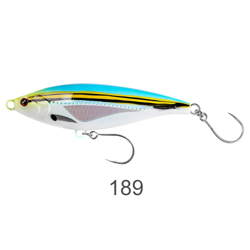 NOEBY-Stickbait Sinking Pencil Fishing Lure, Long Casting, Artificial Hard Baits,Sea Bass Tuna Fishing Lure,115mm 43g,150mm 85g