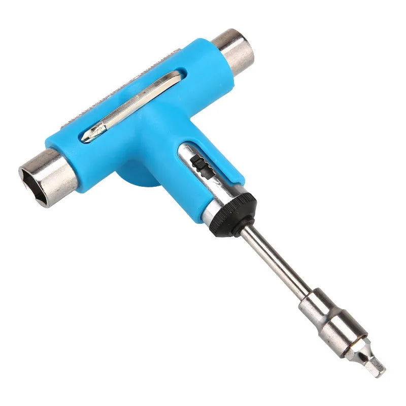 Skateboard T-tool Combination Skateboard Tool Die Sleeve Buckle Portable Into Semi-Automatic Multi-Functional Disassembly