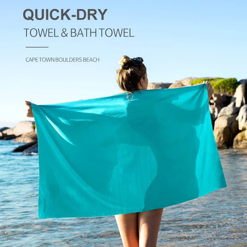 Naturehike Outdoor Quick-drying Towel Beach Towel Microfiber Towel Ultralight Camping Hiking Cycling Portable Sports Gym Towel